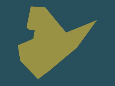 Quirino, province of Philippines. Solid color shape