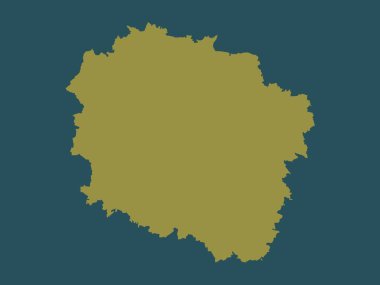 Kujawsko-Pomorskie, voivodeship|province of Poland. Solid color shape