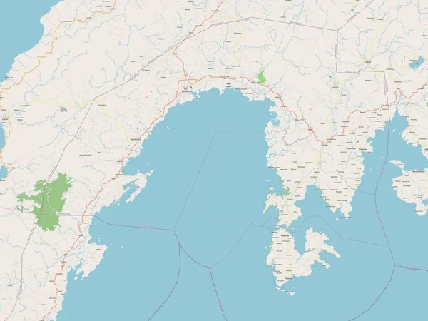 Zamboanga Sibugay Province Philippines Open Street Map — Stock Photo, Image