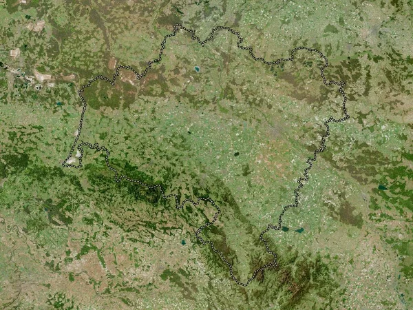 Dolnoslaskie Voivodeship Province Poland High Resolution Satellite Map — Φωτογραφία Αρχείου