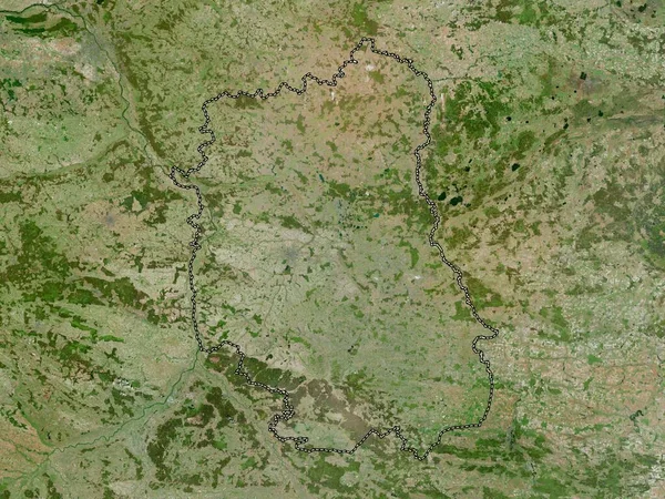 Lubelskie Voivodeship Province Poland High Resolution Satellite Map — Φωτογραφία Αρχείου