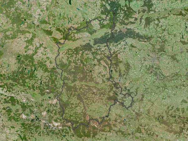 Lubuskie Voivodeship Province Poland High Resolution Satellite Map — Φωτογραφία Αρχείου