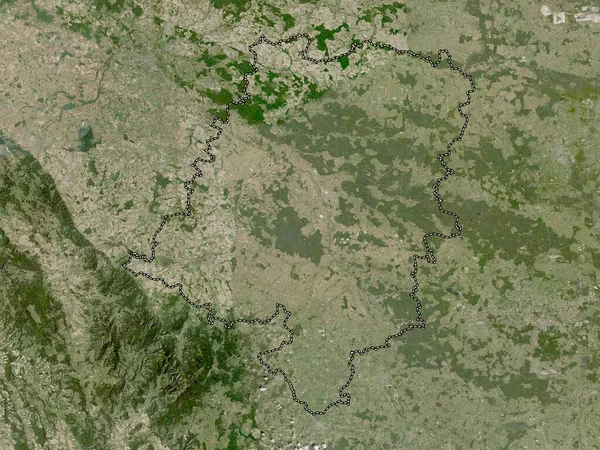Opolskie Voivodeship Province Poland Low Resolution Satellite Map — Zdjęcie stockowe