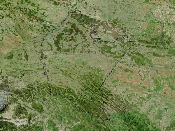 Podkarpackie Voivodeship Province Poland High Resolution Satellite Map — Φωτογραφία Αρχείου