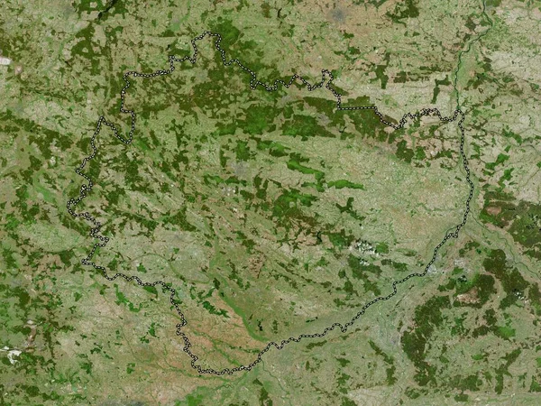 Swietokrzyskie Voivodeship Province Poland High Resolution Satellite Map — Fotografia de Stock