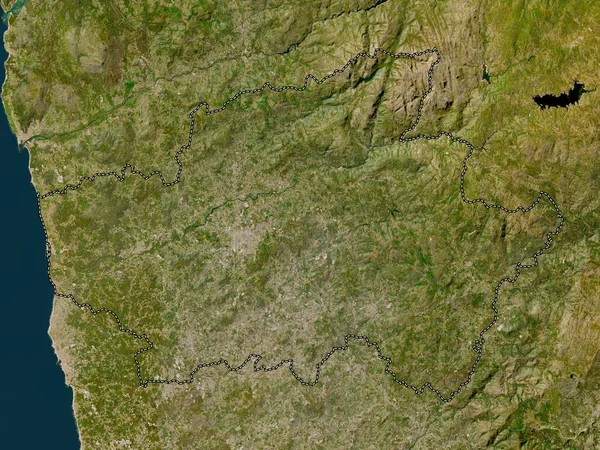 Брага Район Португалії Супутникова Карта Низької Роздільної Здатності — стокове фото