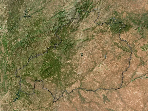 Castelo Branco District Portugal High Resolution Satellite Map — Stok fotoğraf