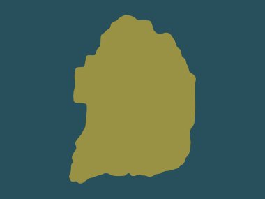 Florida, municipality of Puerto Rico. Solid color shape