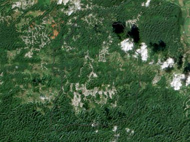 Florida, municipality of Puerto Rico. Low resolution satellite map