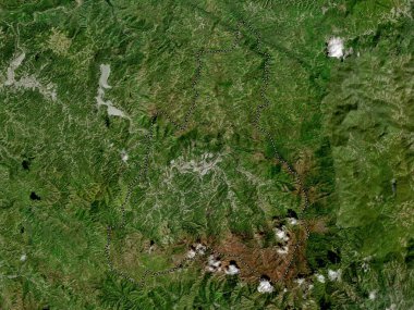 Jayuya, municipality of Puerto Rico. High resolution satellite map