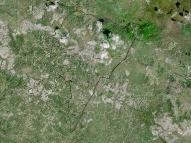 Juncos, municipality of Puerto Rico. High resolution satellite map