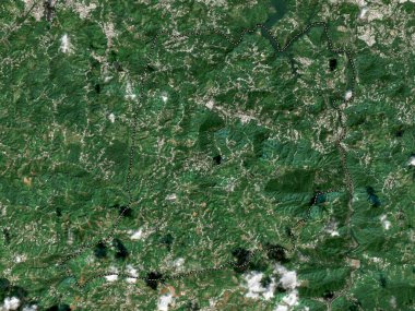 Naranjito, municipality of Puerto Rico. Low resolution satellite map