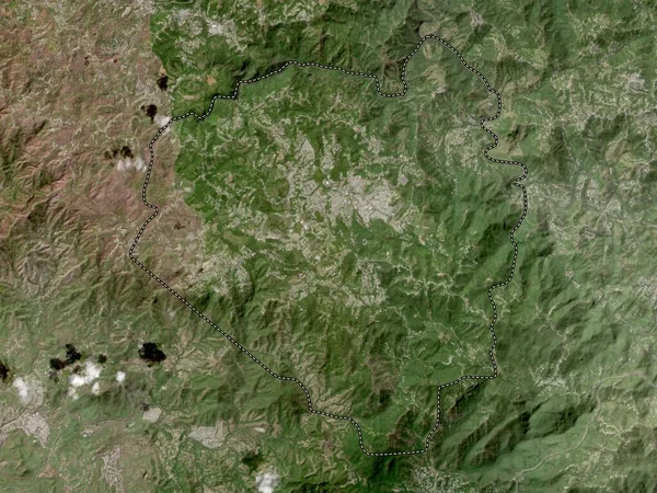 Aibonito, municipality of Puerto Rico. High resolution satellite map