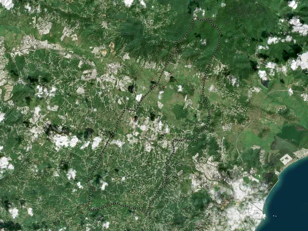 Las Piedras, municipality of Puerto Rico. Low resolution satellite map