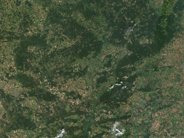 Bryansk, region of Russia. Low resolution satellite map