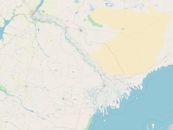 Astrakhan Region Russia Open Street Map — Stock Photo, Image