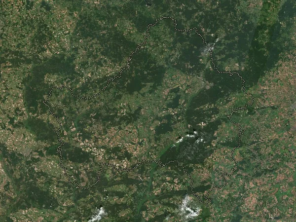 Bryansk Region Russia Low Resolution Satellite Map — стоковое фото