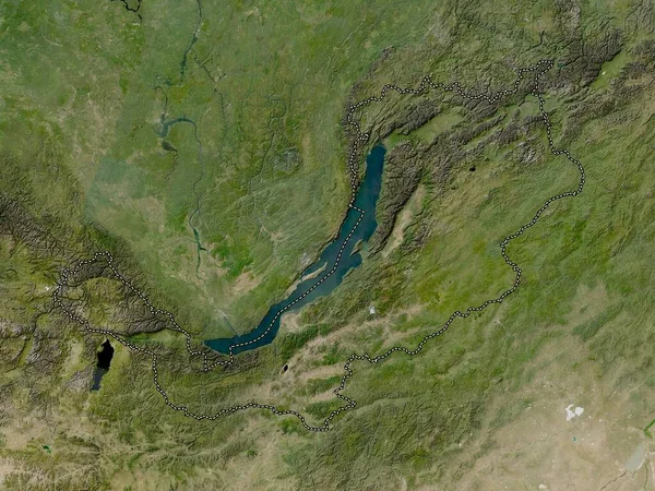 Buryat Republic Russia Low Resolution Satellite Map —  Fotos de Stock