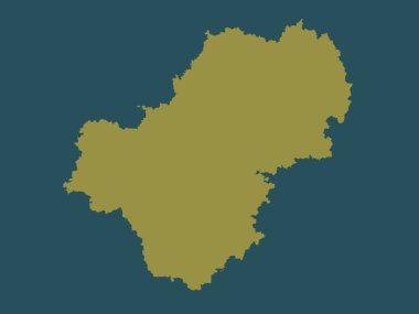 Kaluga, region of Russia. Solid color shape