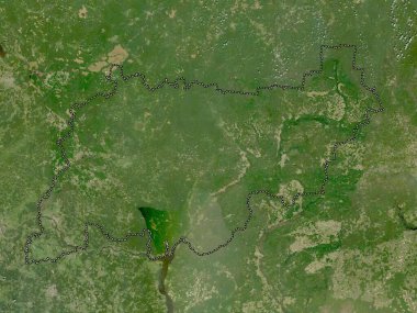 Kostroma, region of Russia. Low resolution satellite map