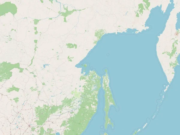 Khabarovsk Territory Russia Open Street Map — Foto Stock