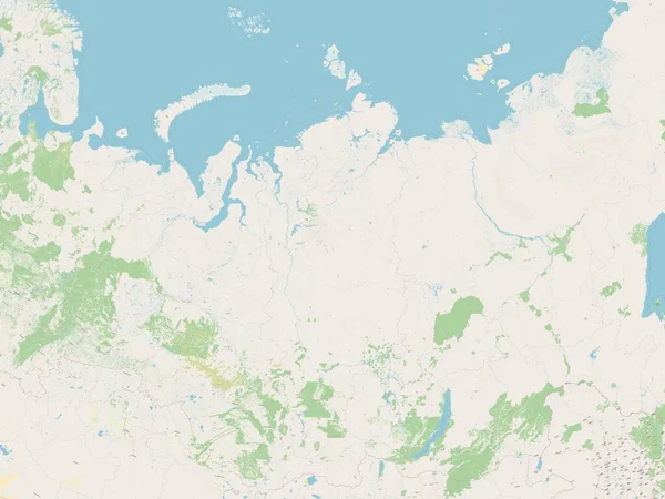 Krasnoyarsk Territory Russia Open Street Map — 图库照片