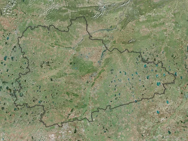 Kurgan Region Russia High Resolution Satellite Map — Stok fotoğraf