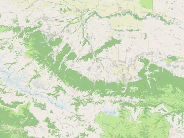 North Ossetia Republic Russia Open Street Map — ストック写真