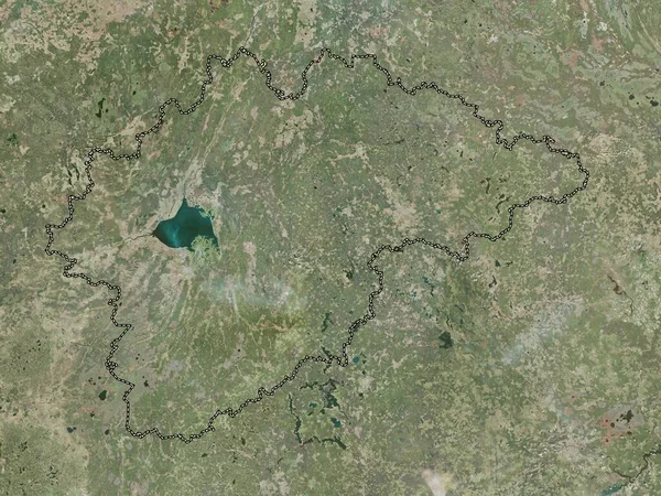 Novgorod Region Russia High Resolution Satellite Map — Stock Photo, Image