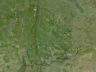 Sverdlovsk, region of Russia. Low resolution satellite map