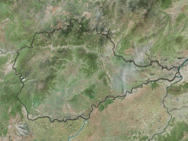 Yevrey, autonomous region of Russia. High resolution satellite map