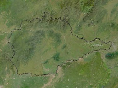 Yevrey, autonomous region of Russia. Low resolution satellite map