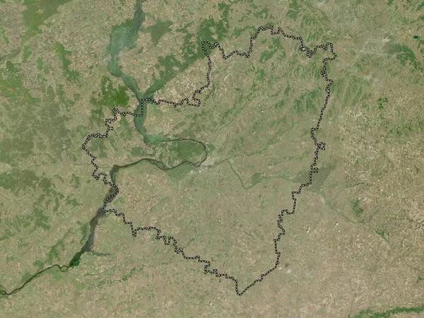 Samara Region Russia Low Resolution Satellite Map — Φωτογραφία Αρχείου