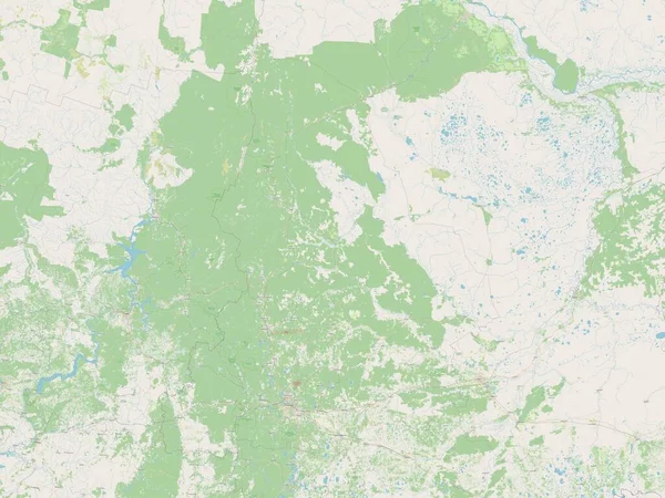 Sverdlovsk Region Russia Open Street Map — Stock Photo, Image