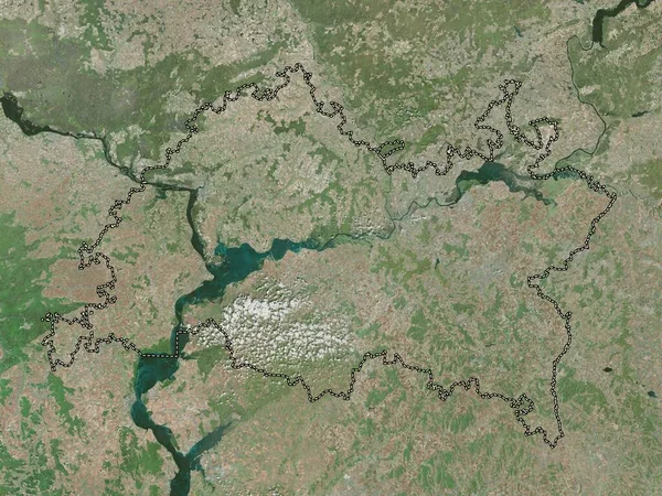 Tatarstan Republic Russia High Resolution Satellite Map — Stock Photo, Image