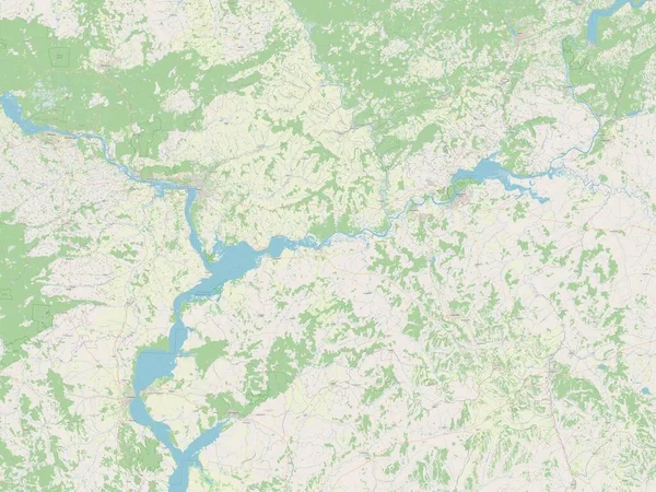Tatarstan Republic Russia Open Street Map — Stok fotoğraf