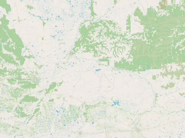 Tyumen Region Russia Open Street Map — Stock Photo, Image