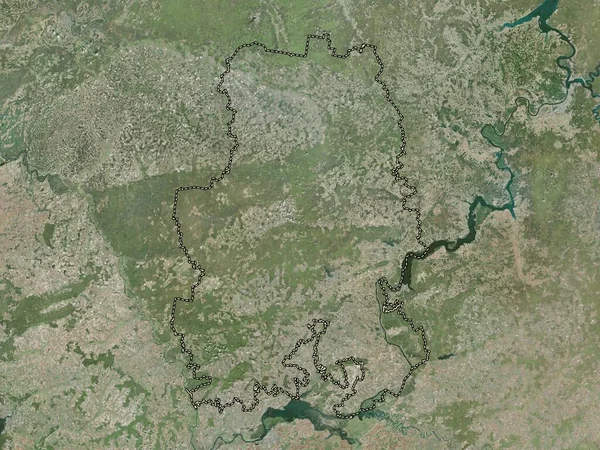 Udmurt Republic Russia High Resolution Satellite Map — Φωτογραφία Αρχείου