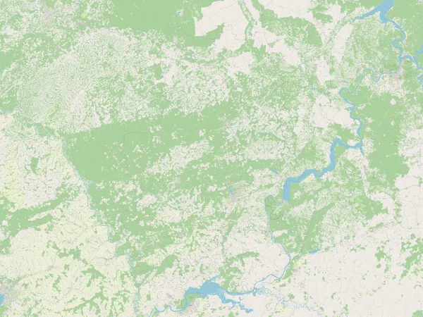 Udmurt Republic Russia Open Street Map — Stockfoto