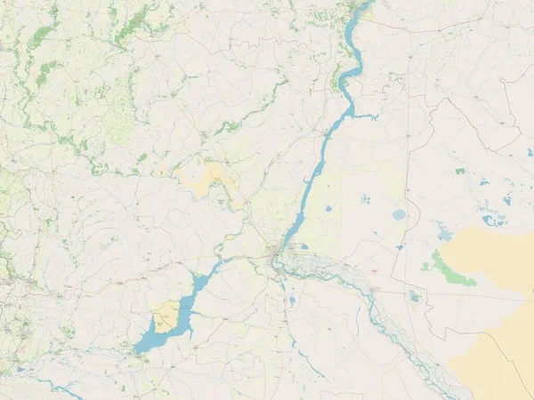 Volgograd Region Russia Open Street Map — стоковое фото