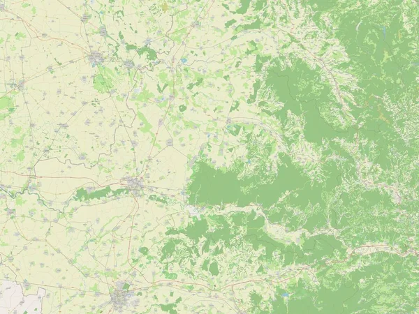 Arad County Romania Open Street Map — Foto de Stock