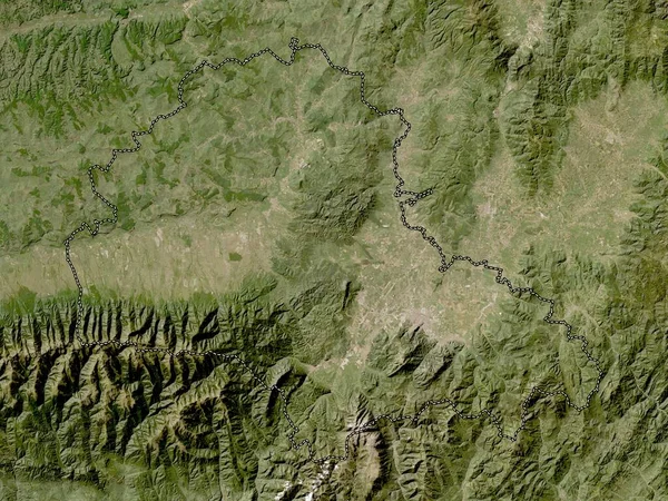 Brasov County Romania Low Resolution Satellite Map — Stock Photo, Image