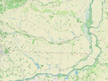 Ialomita, county of Romania. Open Street Map