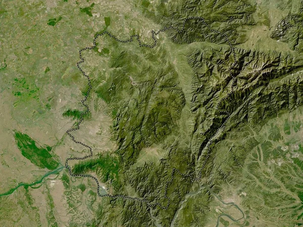 Caras Severin County Romania Low Resolution Satellite Map —  Fotos de Stock
