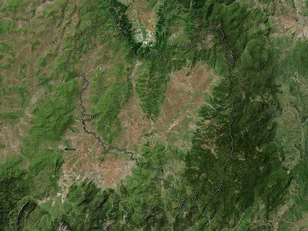 Covasna, county of Romania. High resolution satellite map