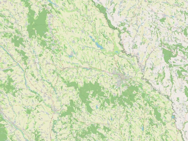Iasi County Romania Open Street Map — Stockfoto