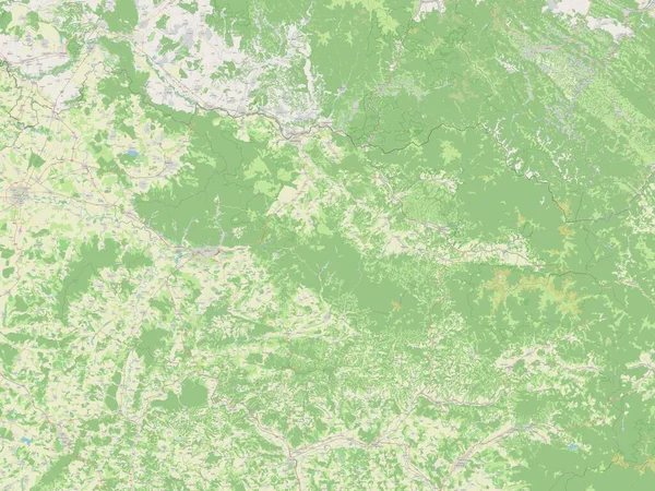 Maramures County Romania Open Street Map — Stockfoto