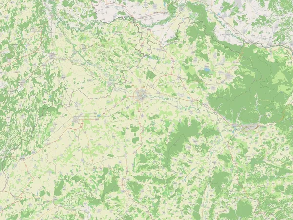 Satu Mare County Romania Open Street Map — Stockfoto