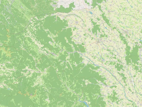 Suceava County Romania Open Street Map — Stockfoto