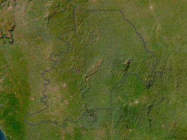 Northern, province of Sierra Leone. Low resolution satellite map